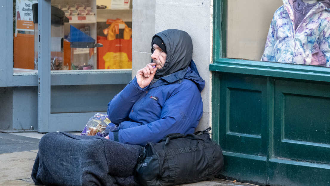 Homeless in winter