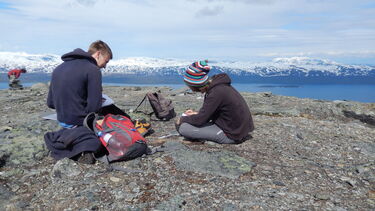 Sweden field course students