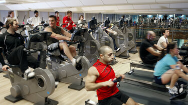 Students at Gym 