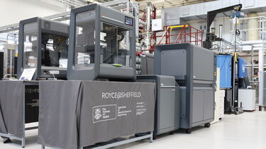 A desktop metal printer in situ at the Royce Translational Centre