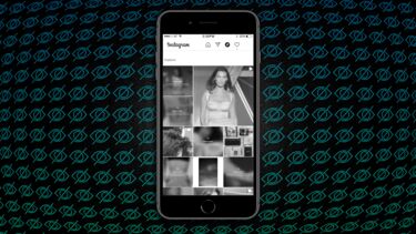 Image of damaging Instagram discover feed