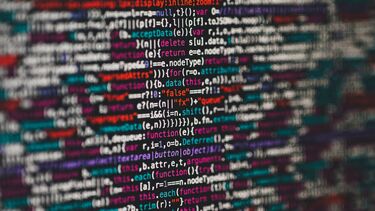 Programming language on a screen