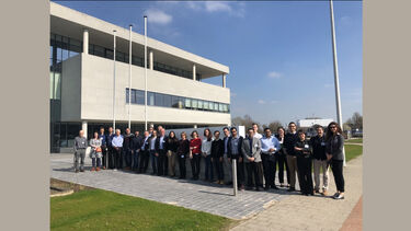 Members of the Dyvirt Project standing in a line