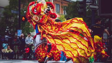 Lion dance