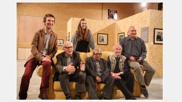 Group photo of the Imagine Hillfields exhibition team