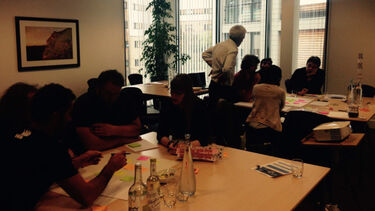 iT-CDT students cohort two at work in class