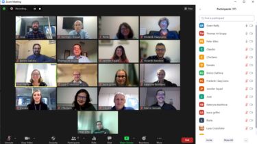 Spinner Management Team meeting after the Spinner Final Event