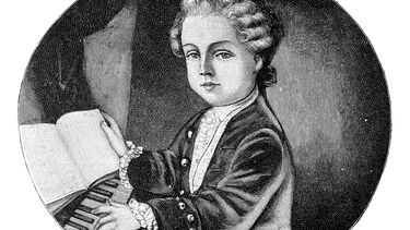 Portrait of Mozart as a child