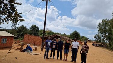 Visit to Chipopoma mini hydro plant