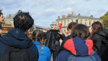 Second year Landscape Architecture students in Paris 