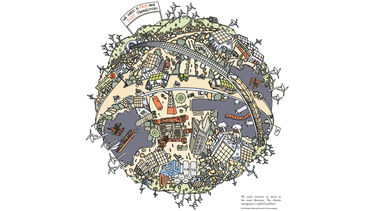 Image of student work from studio just transitions