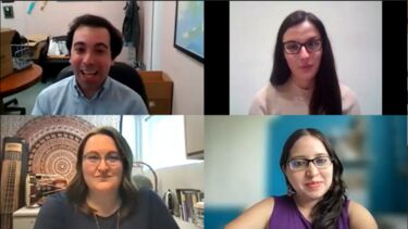 Screenshot from Alumni Panel (Ask a Graduate) 2022