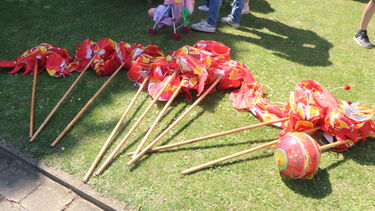 Chinese Dragon waiting patiently to be picked up