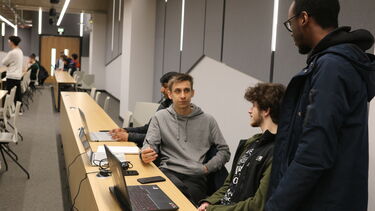 Students being tutored 