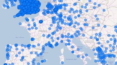 Heat map of our alumni in Europe