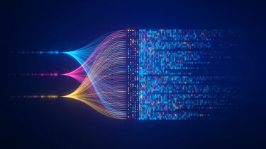 Abstract image showing binary codes
