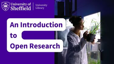 Intro to Open Research training session logo