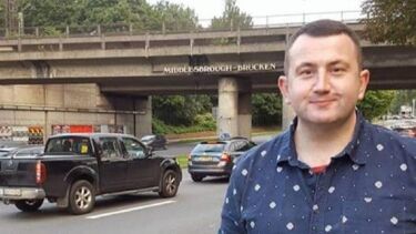 3 - Tosh Warwick visits the Middlesbrough bridge in Oberhausen