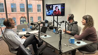 Lewis chats with Frances, Iain and David for the Materials Unlocked podcast