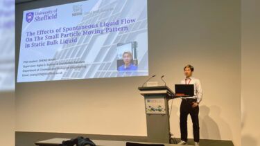 Zheng Wang presenting