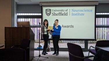 Caroline Taylor receives award