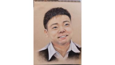 Junhui Ding portrait by Sophie, age 13