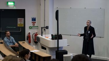 Julie Froud presenting at FSN Conference