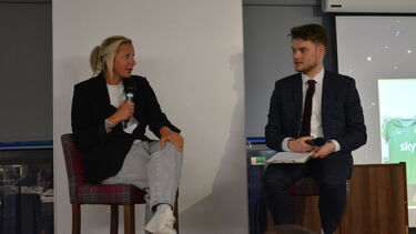 Carla Ward in conversation at the ESPS Awards 2024/25
