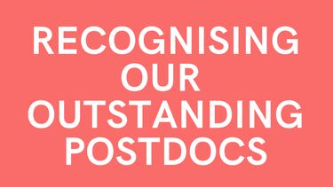 Recognising our outstanding postdocs