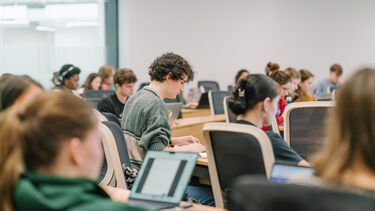 Students in a lecture