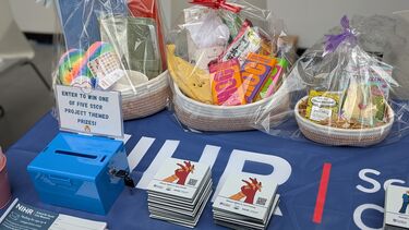 Quiz cards and prizes