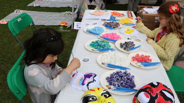 Children Painting Masks