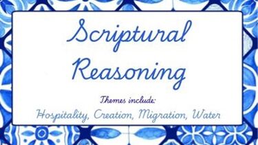An image of the poster for the Scriptural Reasoning