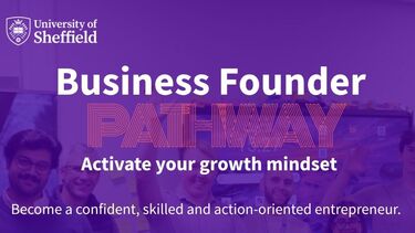 Image shows Business Founder Pathway title