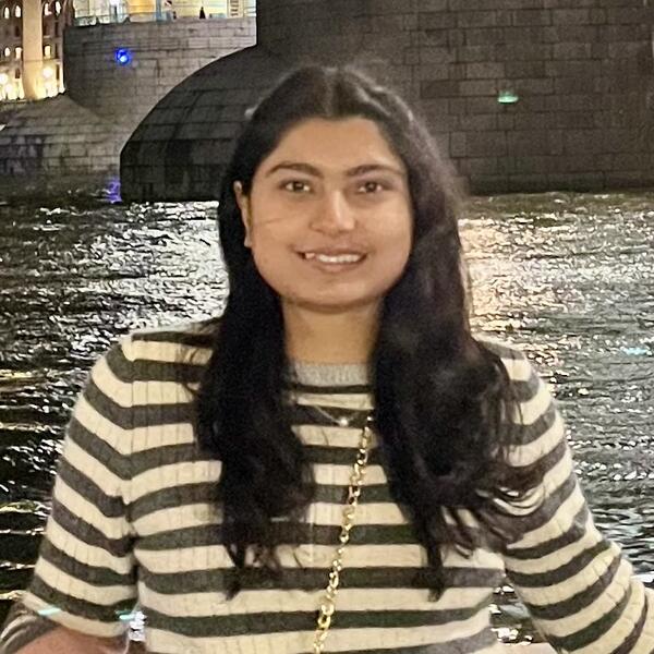 Profile picture of Shriya Bajaj standing in front of some water