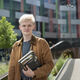 Student outside Jessop West