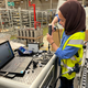 Student at Bosch drilling