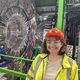 Ellie in the CMS (Compact Muon Solenoid) Experiment main cavern, 100m underground, visiting the Detector @CERN