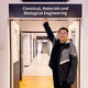 MSc student Bingnan at the University