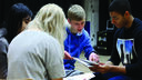 Students reading 