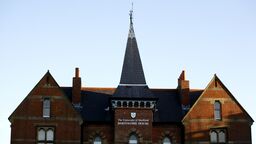 Bartolome House with blue sky in the background.