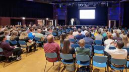 Biosciences summer symposium sphoto of the audience