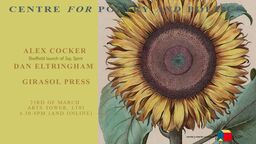 CPP 23 March: Alex Cocker, Dan Eltringham & Girasol Press
