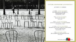 Centre for Poetry and Poetics Autumn 2022 Series