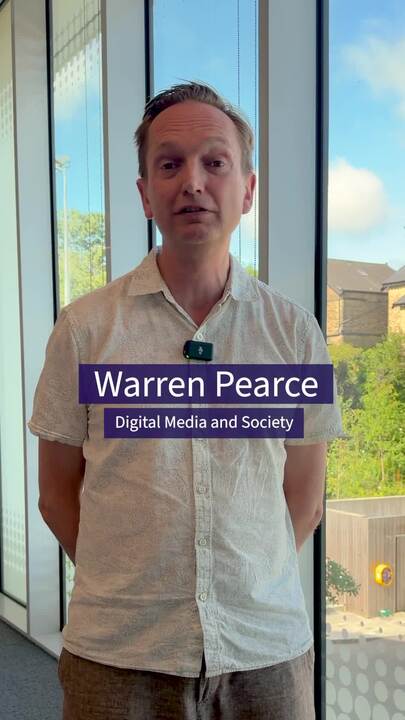 Dr Warren Pearce talks about current social media research